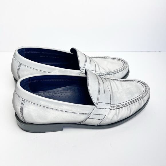 Cole Haan Nike Air Grey Silver Metallic Oxford Penny Loafer Men’s 9M main image 13